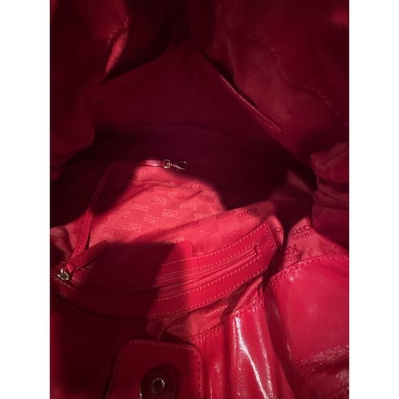 Michael Kors Red patent leather handbag - Picture 7 of 8